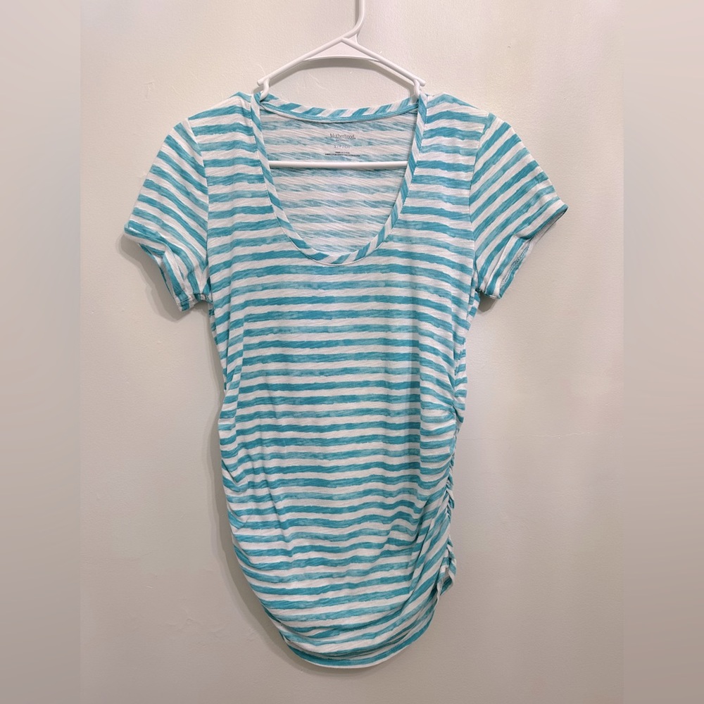 Maternity Striped Top (Size Small)